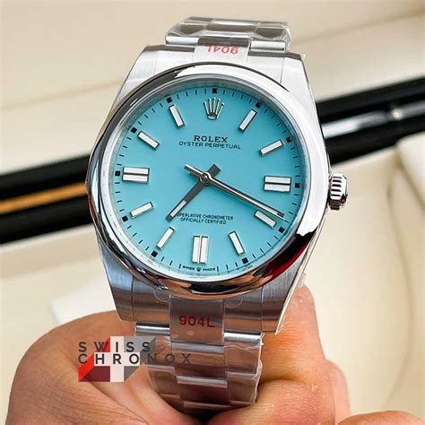 aqua bowrn rolex watch|rolex oyster perpetual blue dial.